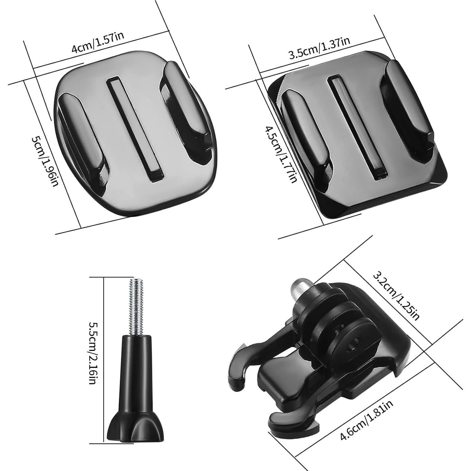 Soporte Adhesivo para Casco Bigemai Compatible con GoPro