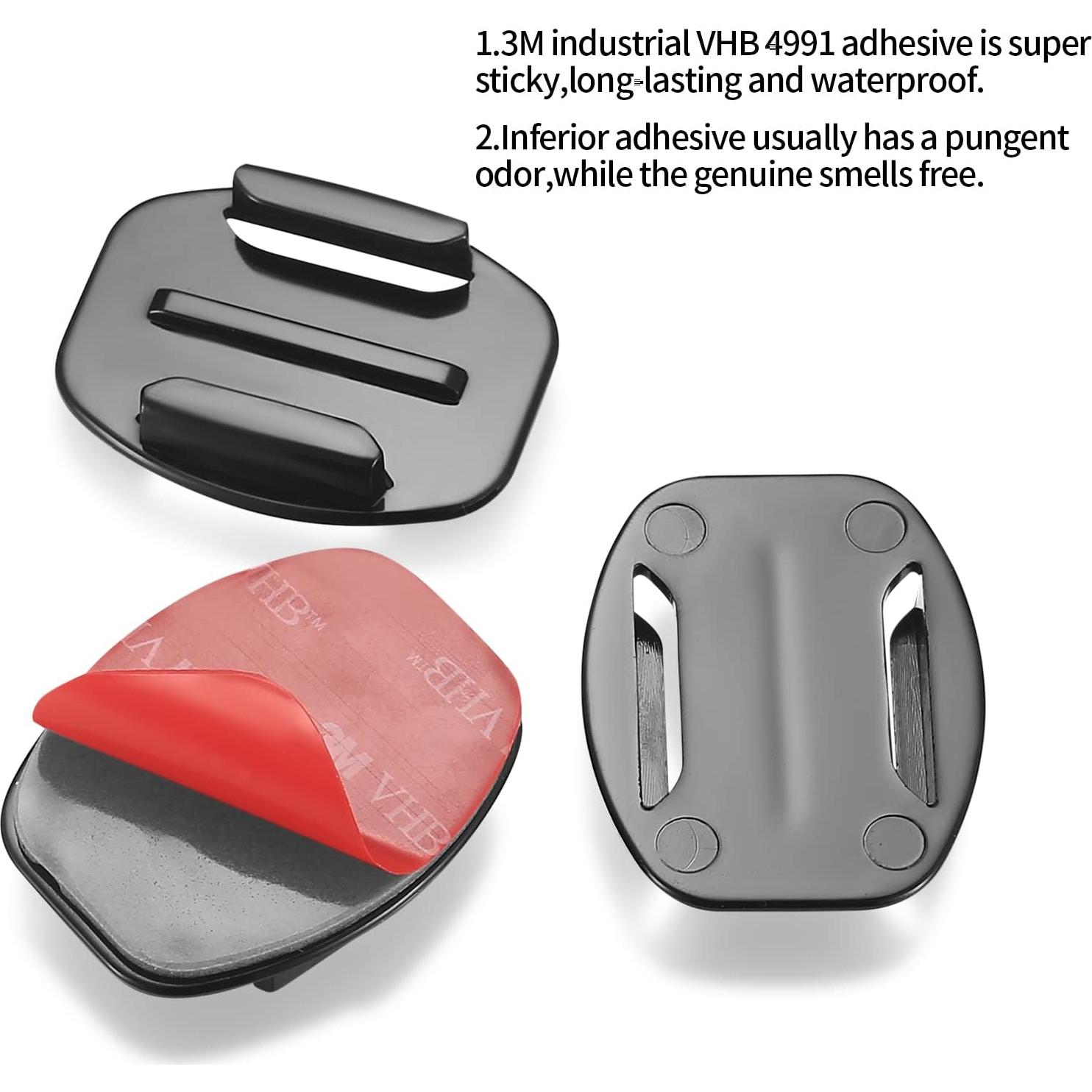 Soporte Adhesivo para Casco Bigemai Compatible con GoPro