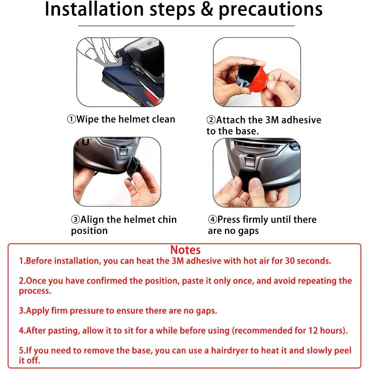 Kit de Montaje en Barbilla para Casco AGV K1 - StableNeino