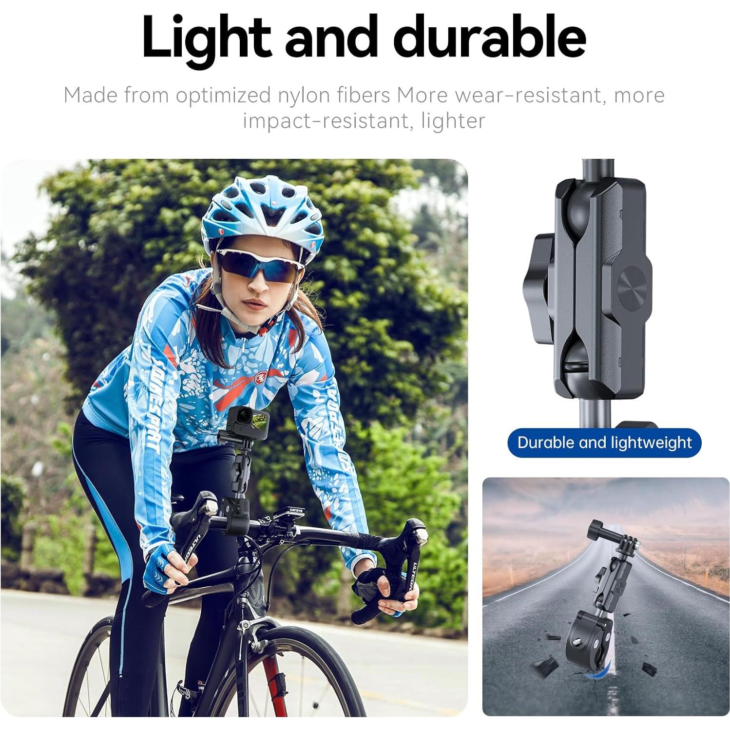 Soporte de Abrazadera TELESIN para Bicicleta y Motocicleta 360°