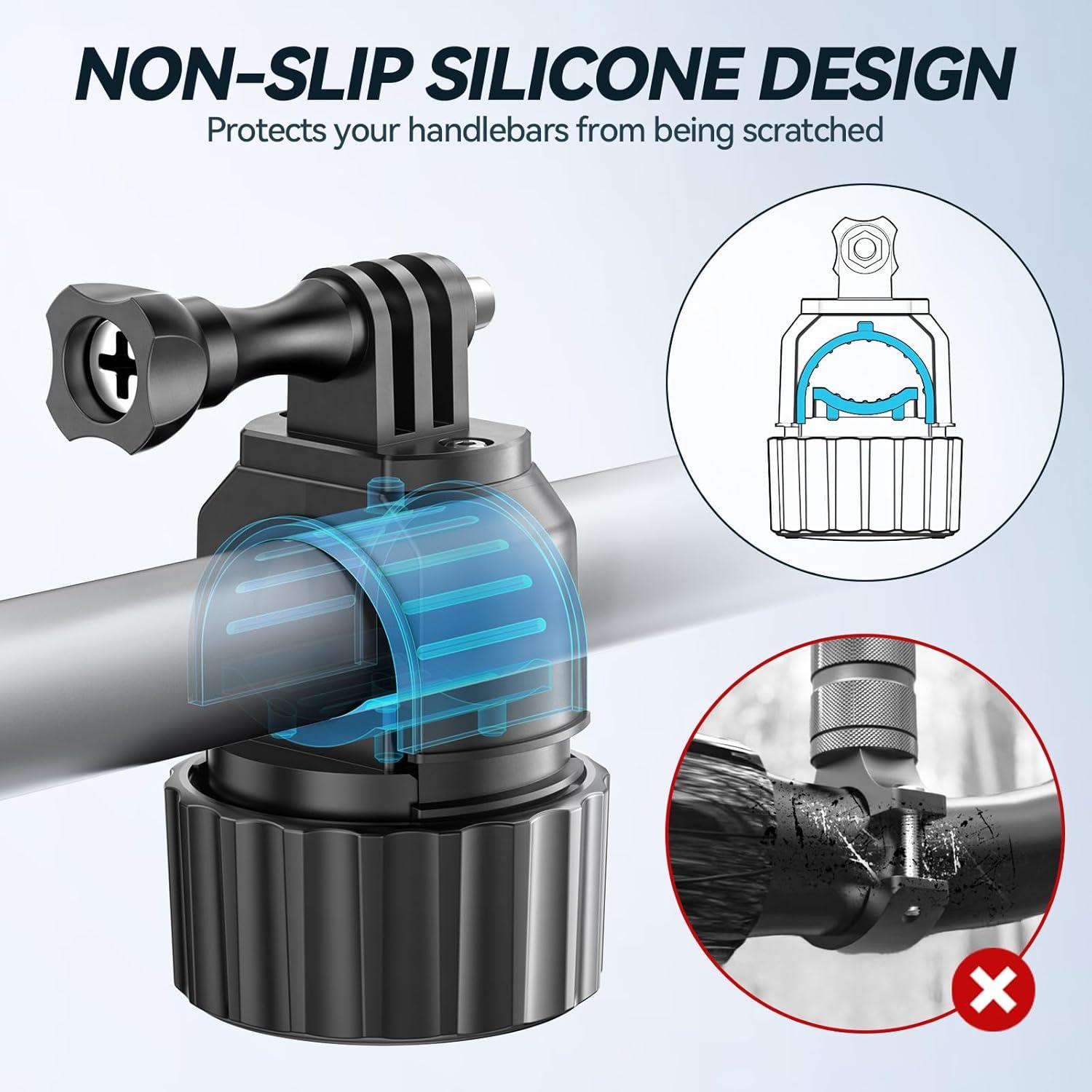 Soporte de Cámara KDD para Bicicleta y Motocicleta Ajustable