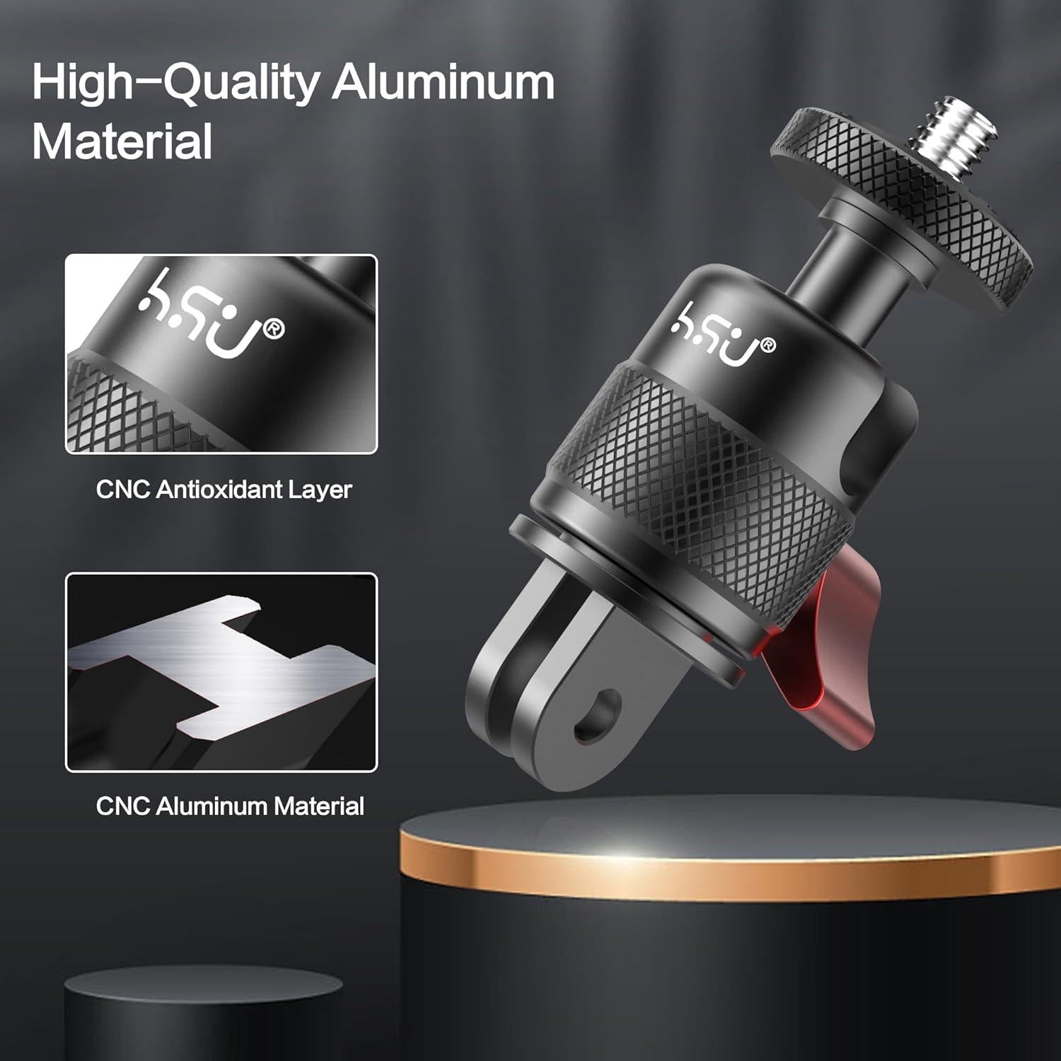 Soporte Vertical HSU para GoPro y Cámaras de Acción 90 Grados