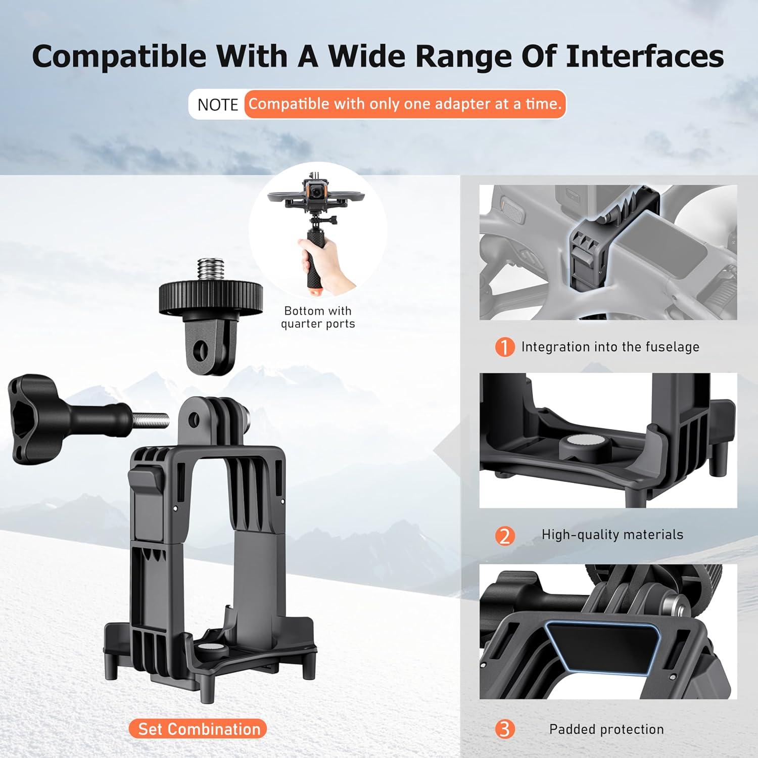 Montaje de Cámara STARTRC FOTO para DJI Avata 2 y GoPro