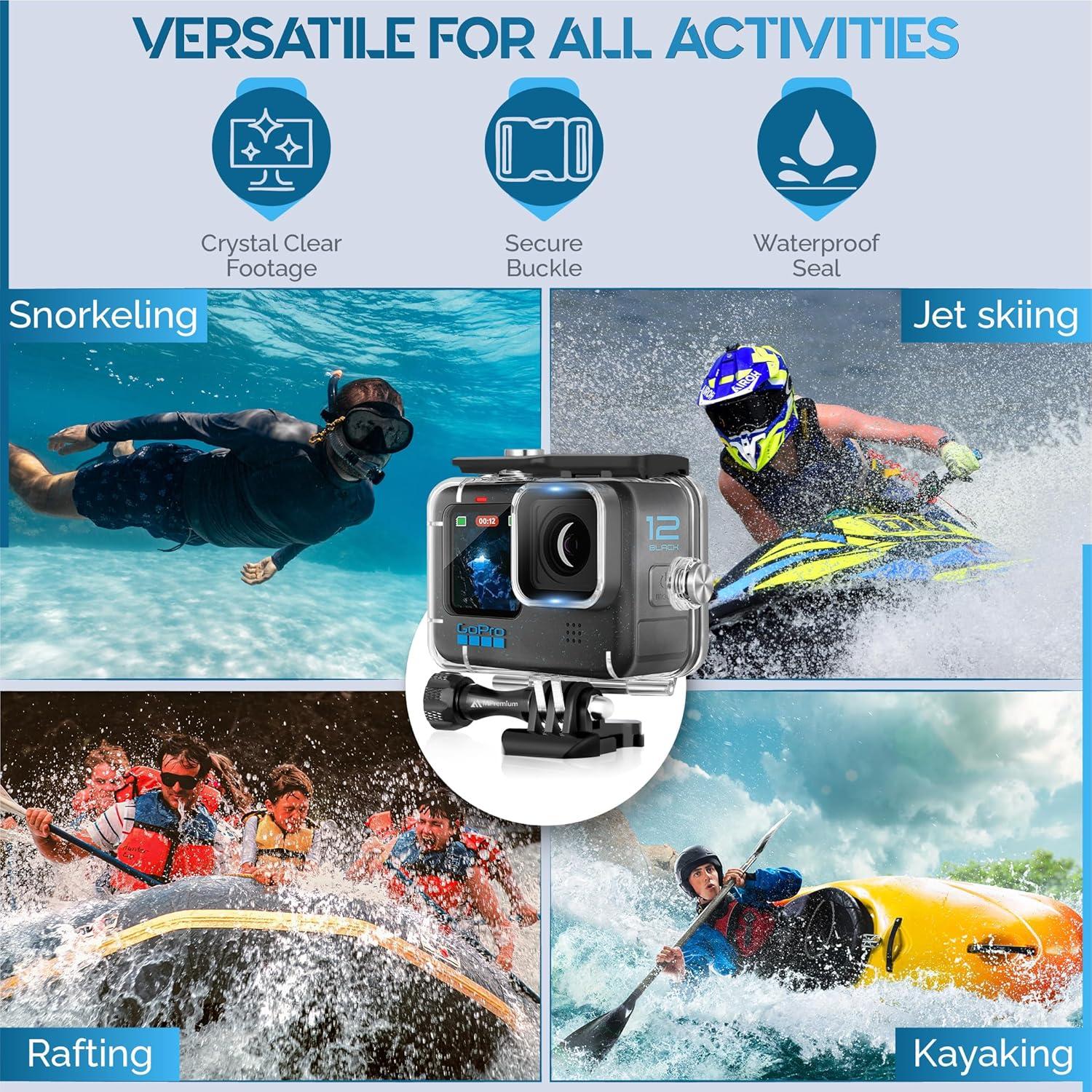 Funda Impermeable MiPremium para GoPro Hero 13/12/11/10/9