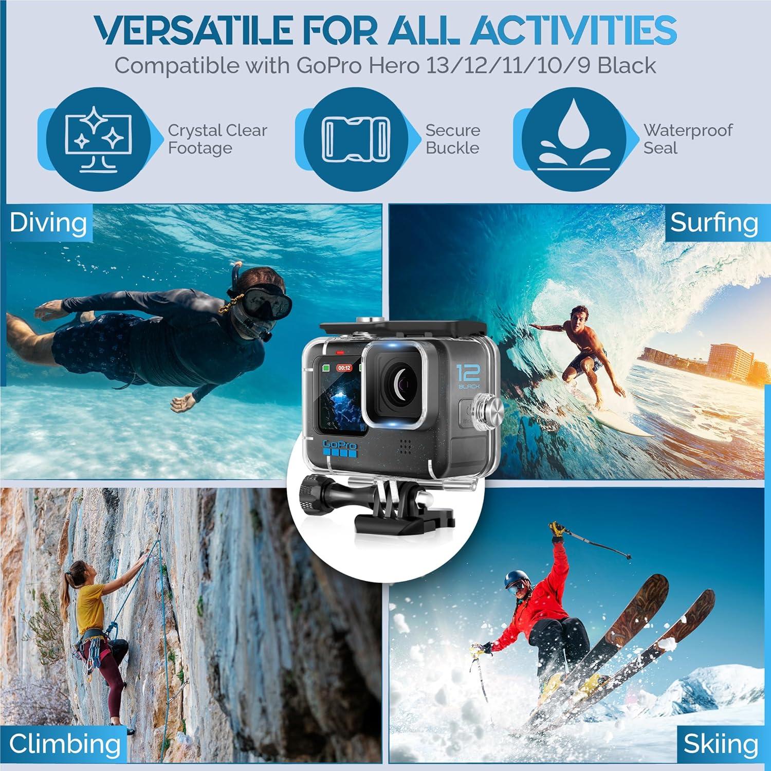 Funda Impermeable MiPremium para GoPro Hero 13/12/11/10/9