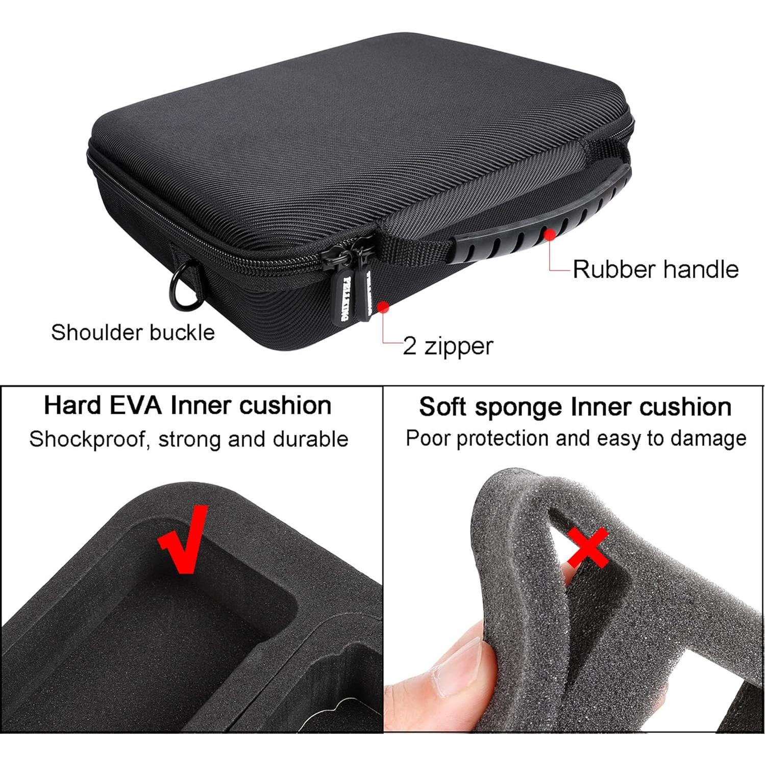 Funda Dura PellKing para GoPro Hero 13/12/11/10/9/8/7/6/5 y DJI Osmo Action