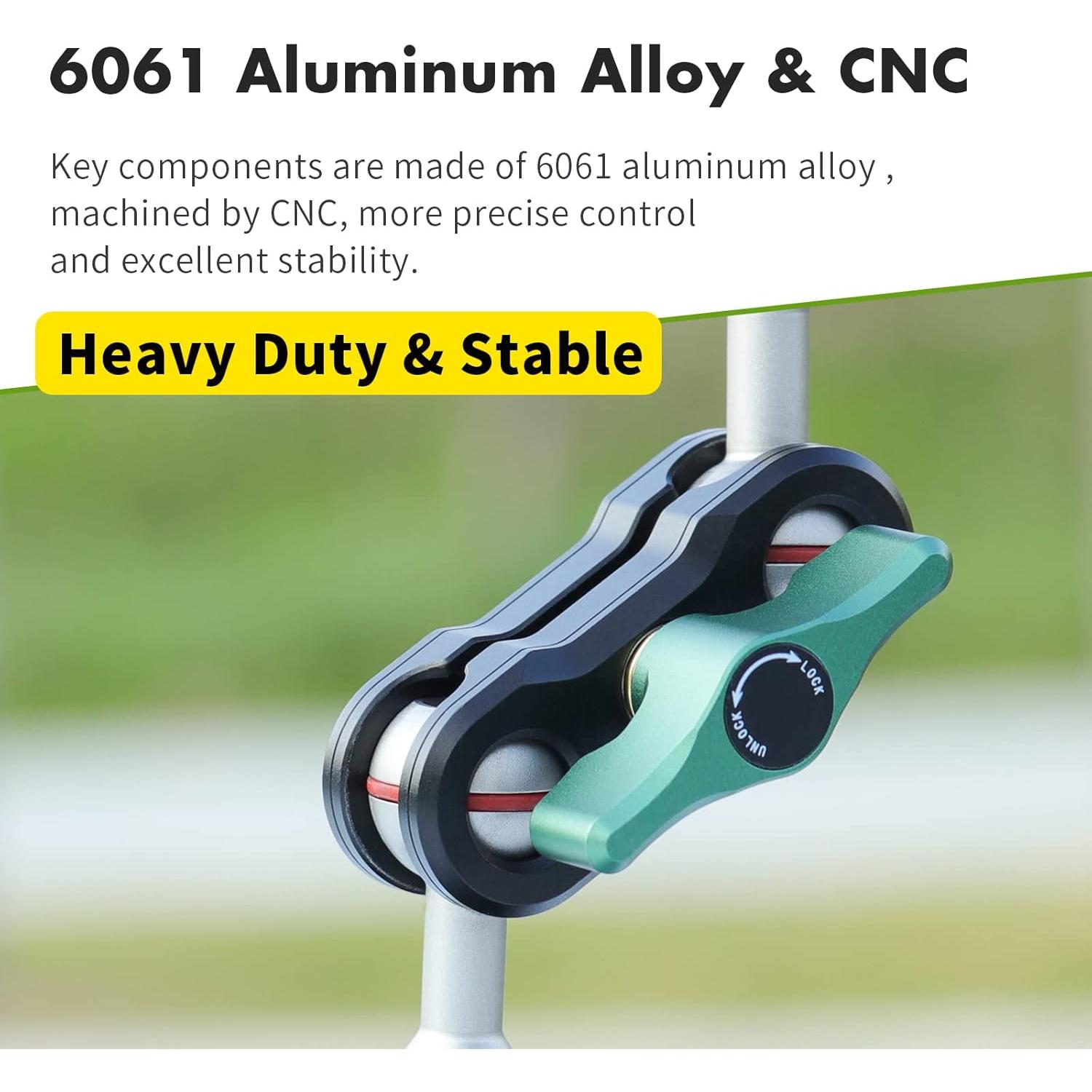 SEASKY S1 Powerful Sports Camera Suction Cup Car Mount for Gopro Hero 13/12/11/10/9/8 Black DJI Action 5/4/3/2 Pocket Insta360 X5 X4 X3 X2 Ace Pro 2 Cell Phone Holder Accessories Aluminum Alloy Metal