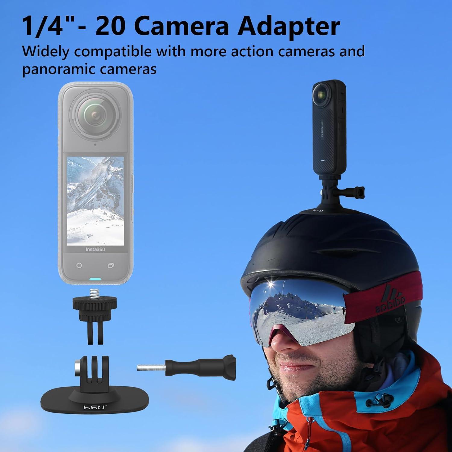 Soporte Vertical HSU para GoPro y Cámaras de Acción - Adaptador 1/4"-20