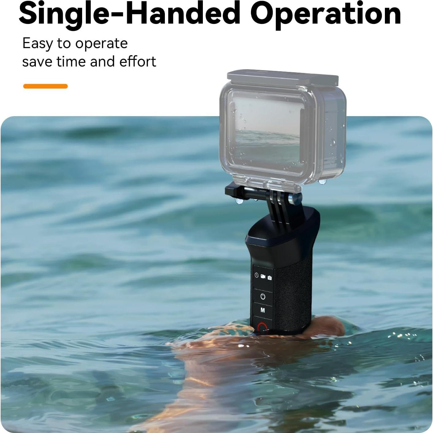 Agarradera Flotante GUEDIEO con Control Remoto para GoPro