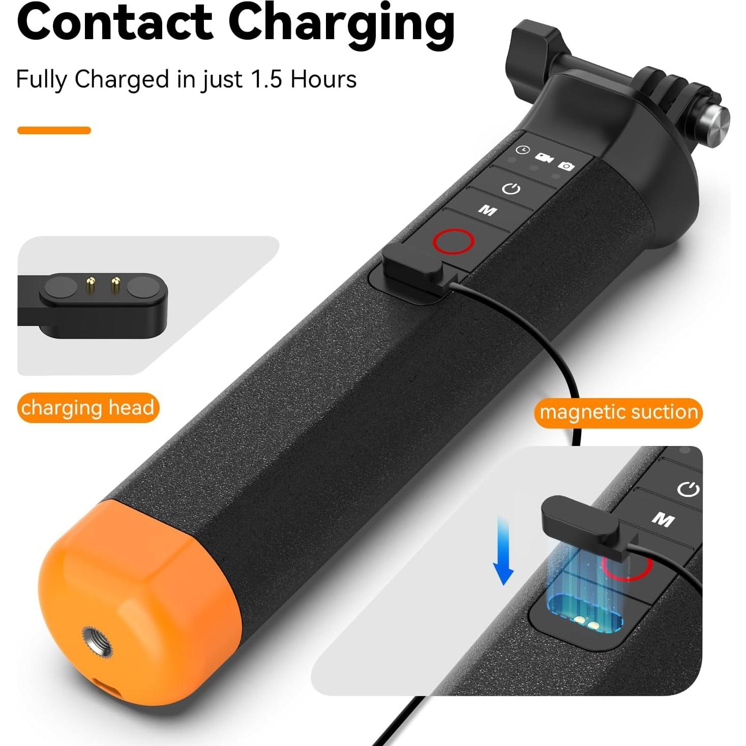 Agarradera Flotante GUEDIEO con Control Remoto para GoPro