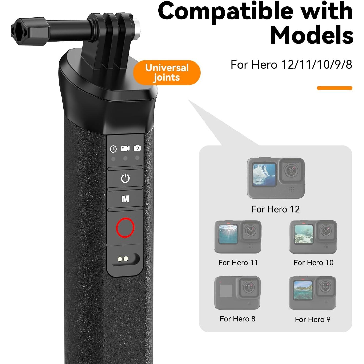 Agarradera Flotante GUEDIEO con Control Remoto para GoPro