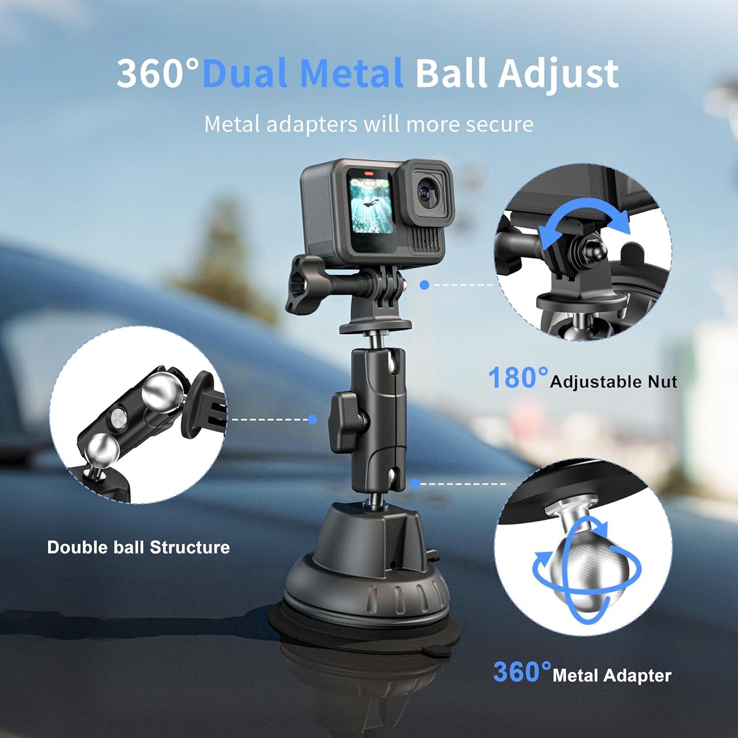 Soporte de Ventosa STARTRC para GoPro Hero 13/12/11 y DJI