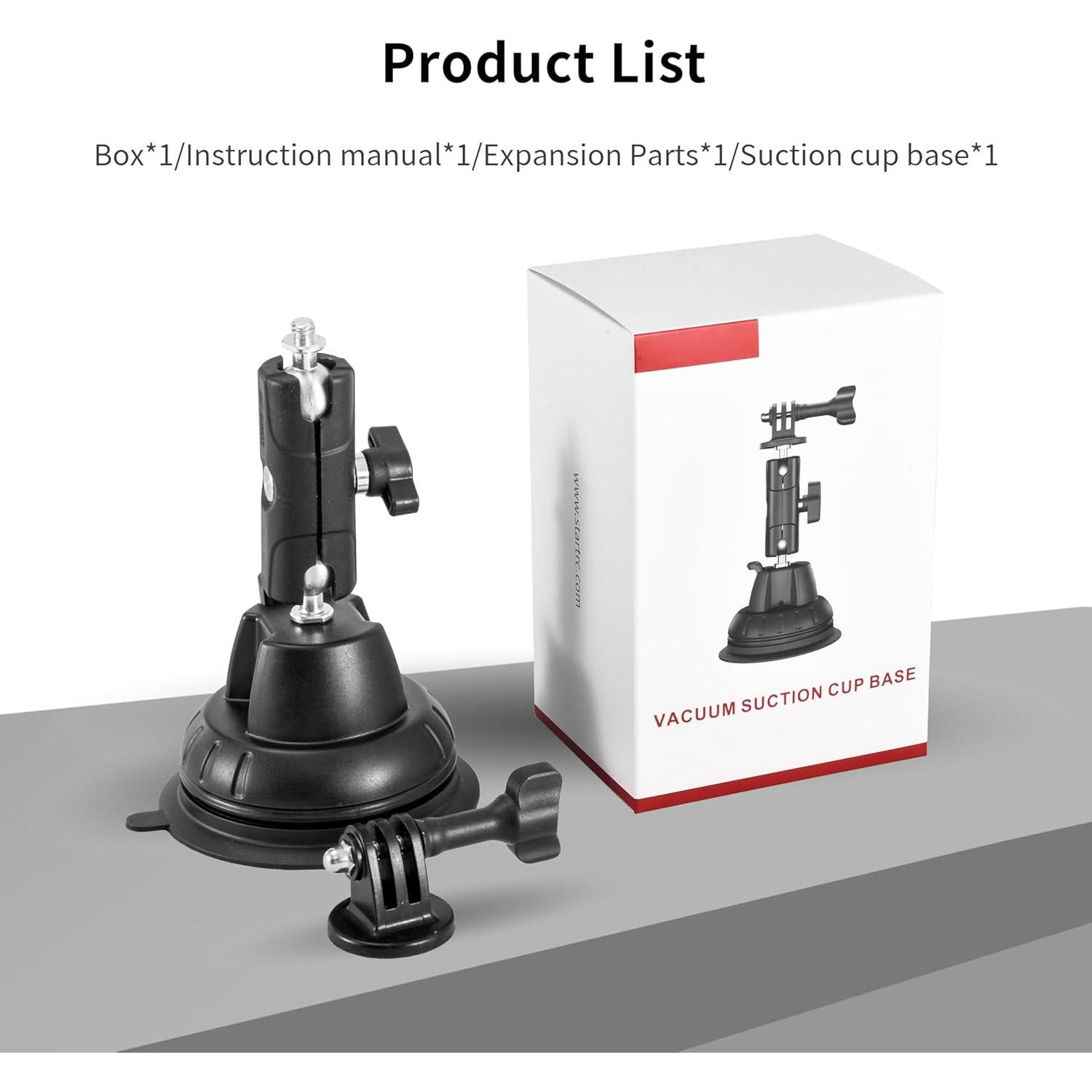 Soporte de Ventosa STARTRC para GoPro Hero 13/12/11 y DJI