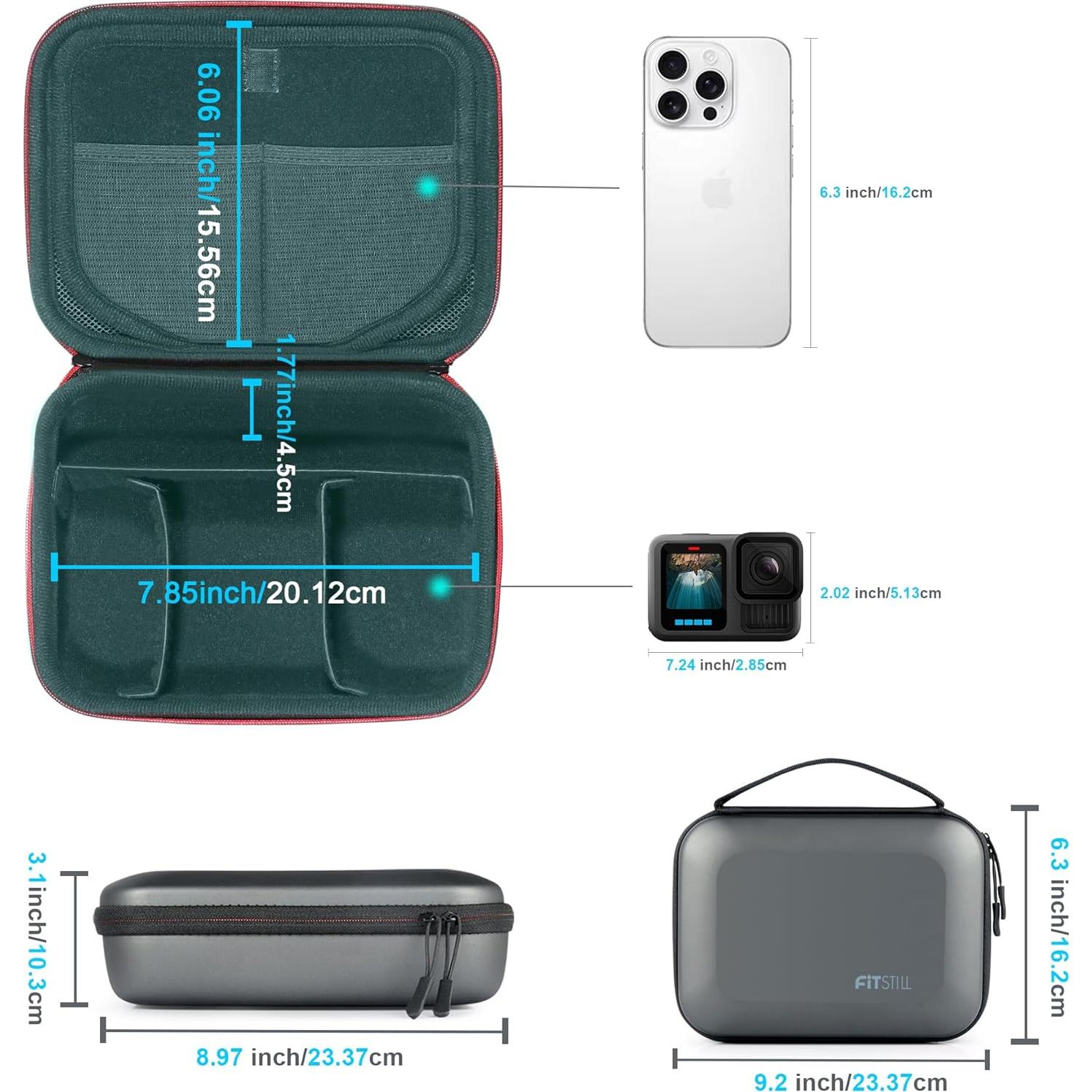 Funda Protectora Dura FitStill para Cámaras de Acción