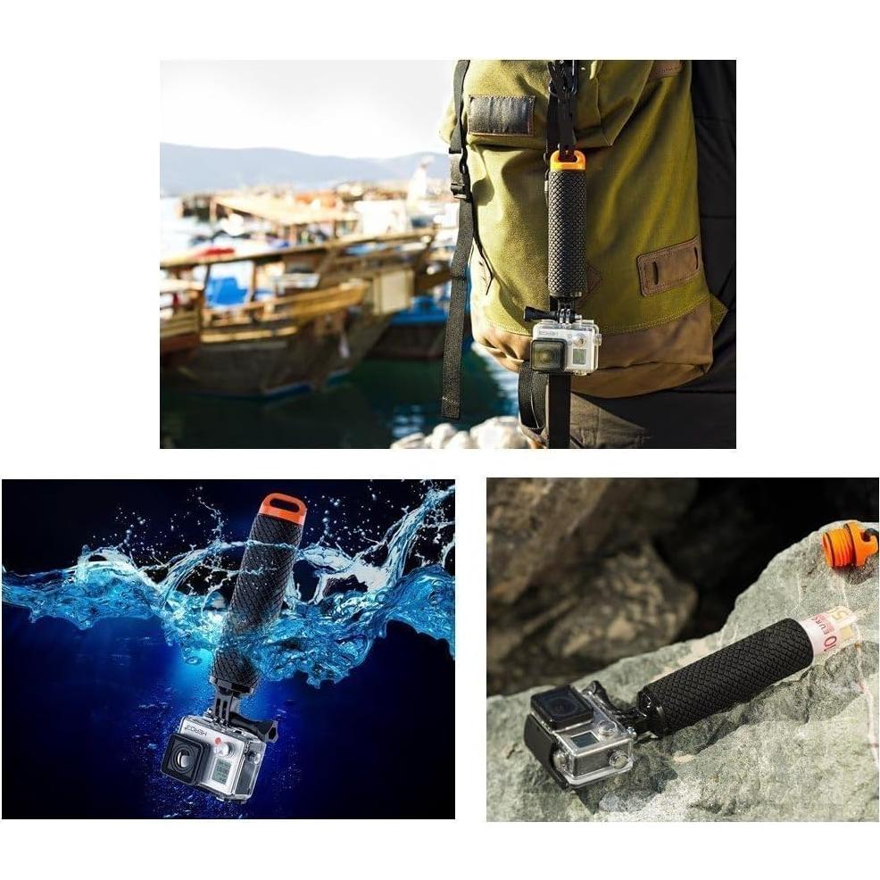 Mango Flotante Subacuático Homeet Azul para Cámaras de Acción