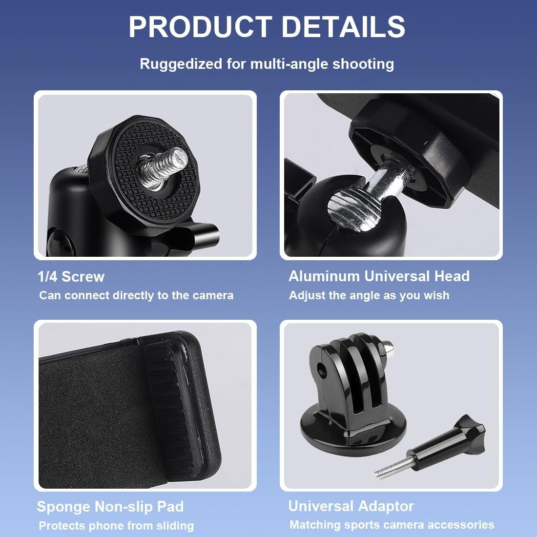 Soporte de Ventosa para Coche JOLOESLOS con Adaptador y Clip