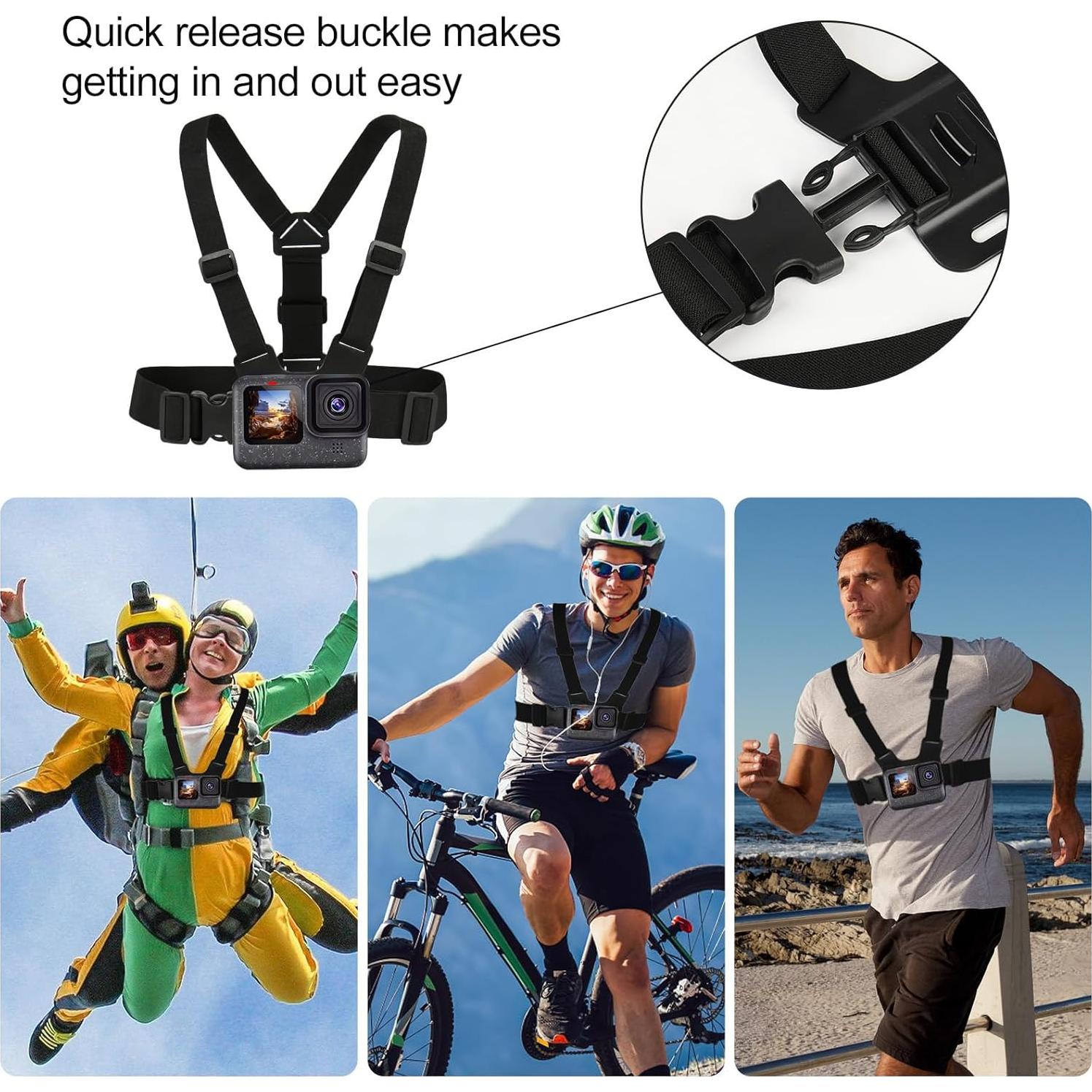 Kit de Accesorios 3 en 1 para GoPro Hero 13-4 - GOLRTRAL