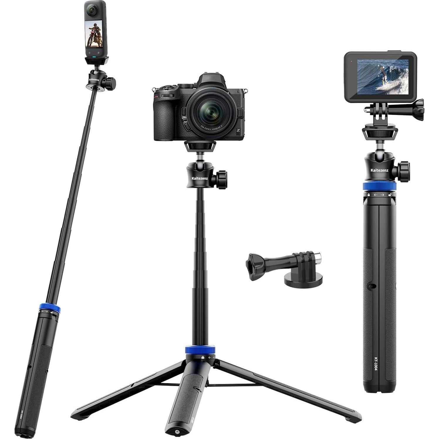 Trípode Selfie Extensible Kaitezenz KT-1004 157 cm 360°