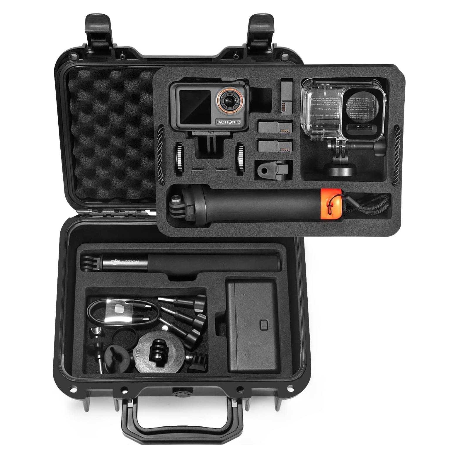 Estuche Duro Impermeable Lekufee para DJI Osmo Action 3/4/5