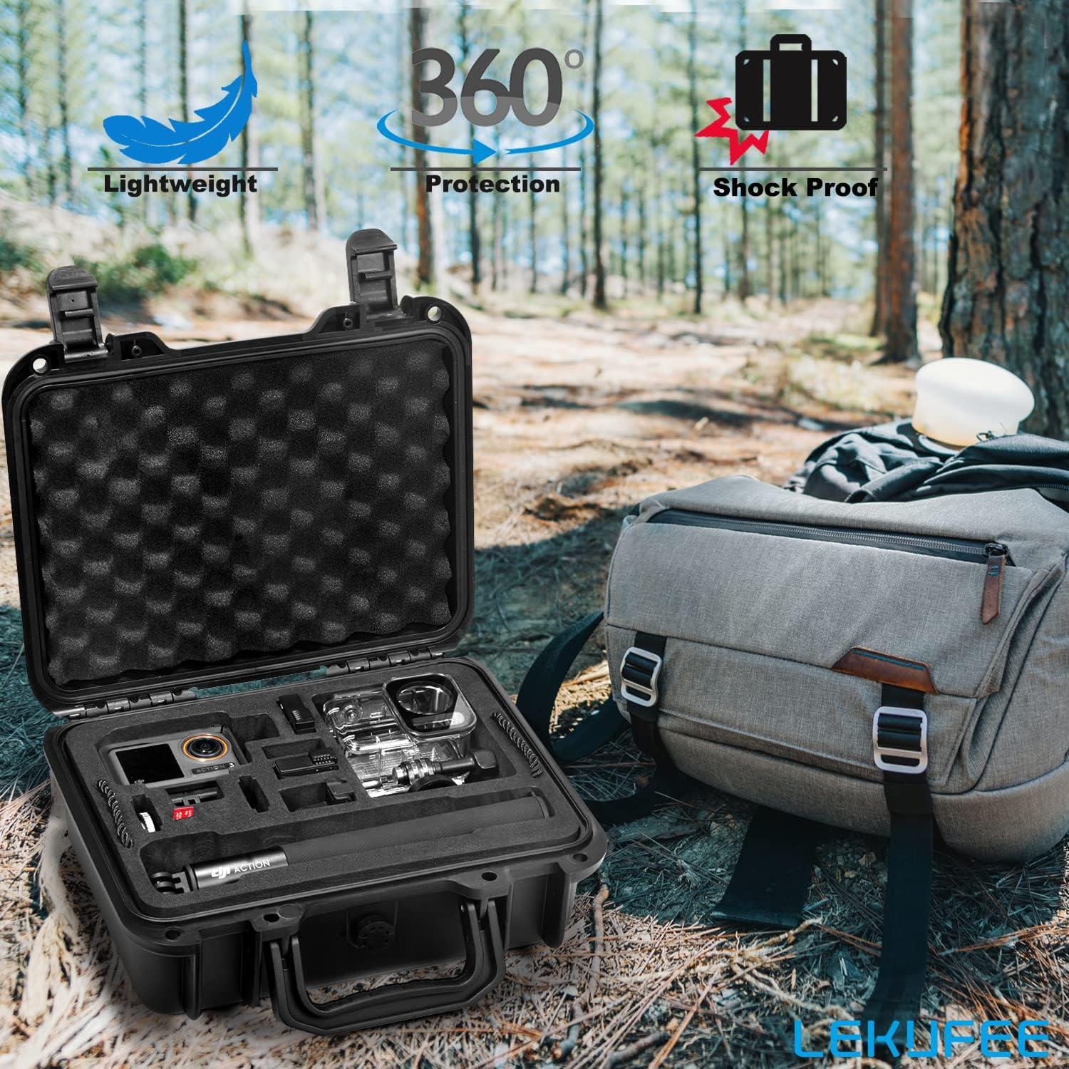 Estuche Duro Impermeable Lekufee para DJI Osmo Action 3/4/5