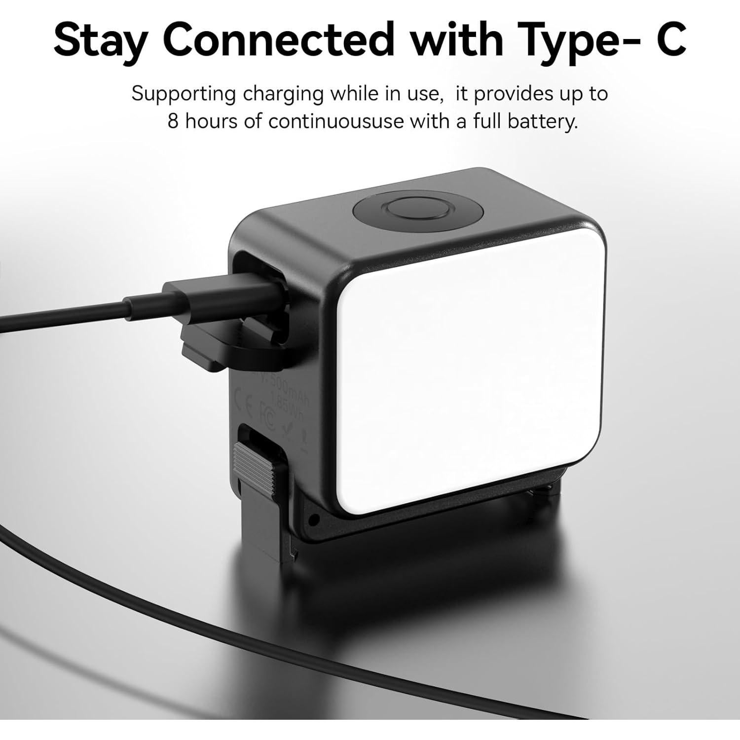 ULANZI LM18 Mini LED Luz de Video Impermeable 500mAh