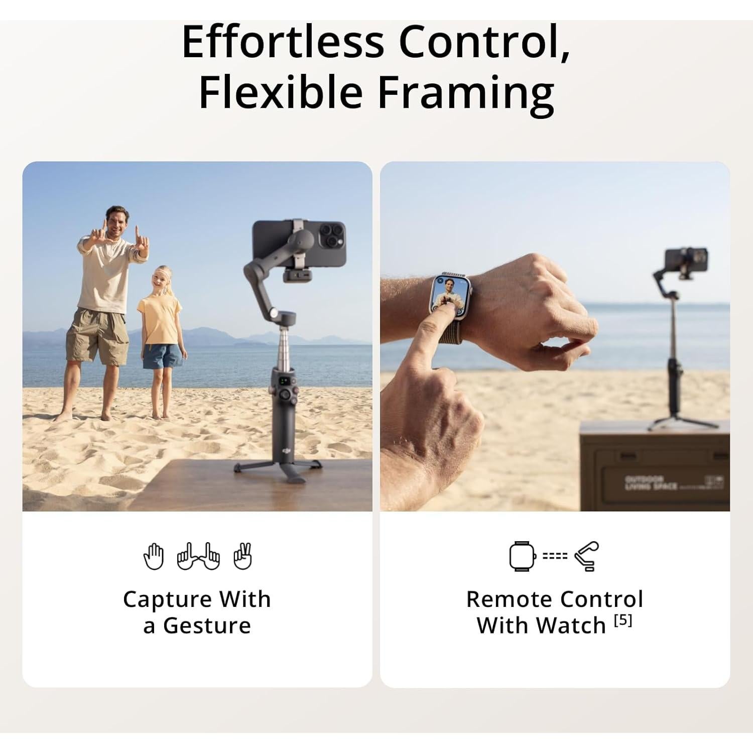 DJI Osmo Mobile 7P Gimbal Stabilizer for iPhone, Android, Native Tracking, Lighting, 3-Axis Phone Gimbal, Quick Launch, One-Tap Edit, Built-in Extension Rod & Tripod, 10hrs Use, Phone Charging