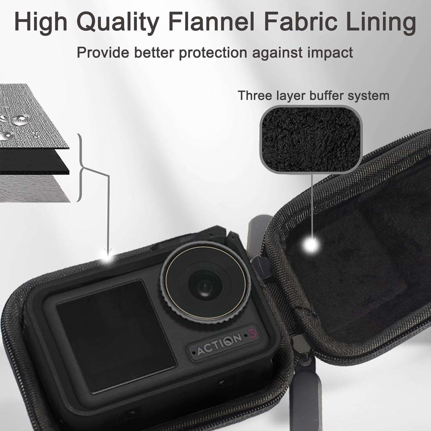Funda Dura de Transporte FiTSTILL Mini para DJI Osmo Action 5 Pro/4/3