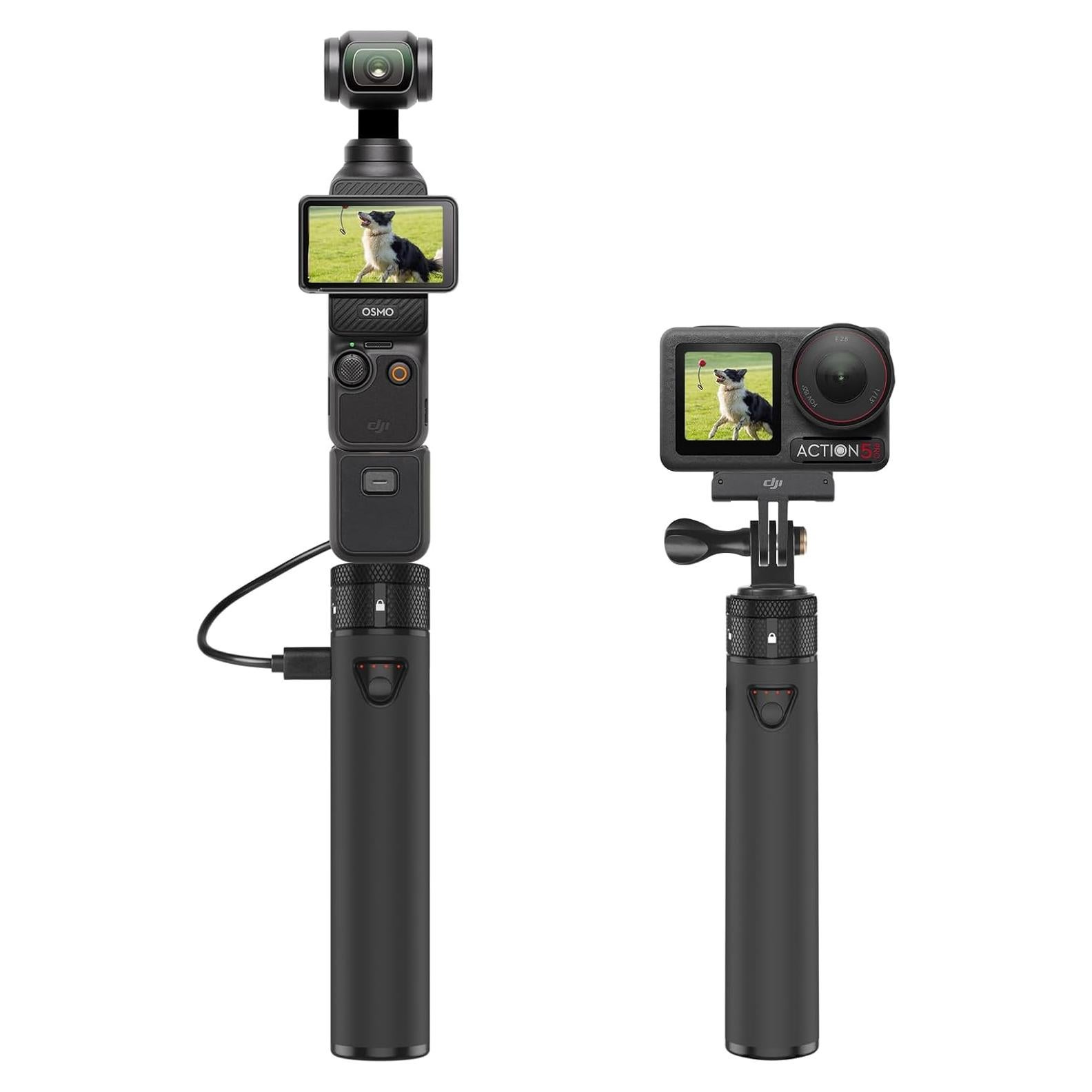 Cargador Stick Smatree 5000mAh para DJI Pocket 3 y GoPro