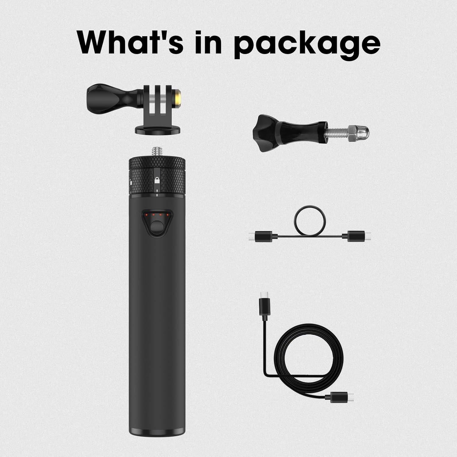 Cargador Stick Smatree 5000mAh para DJI Pocket 3 y GoPro