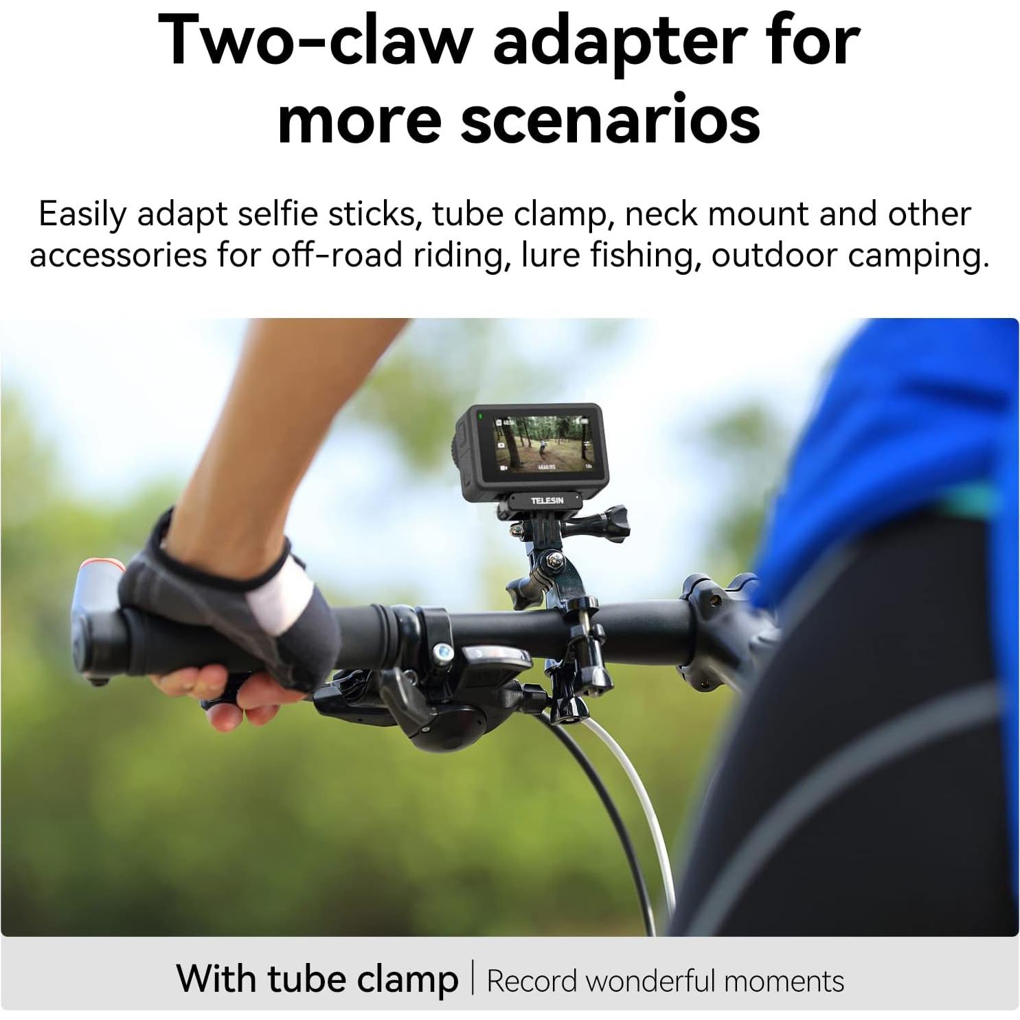 Adaptador Magnético TELESIN para DJI Action 5/4/3 - Rápida Liberación