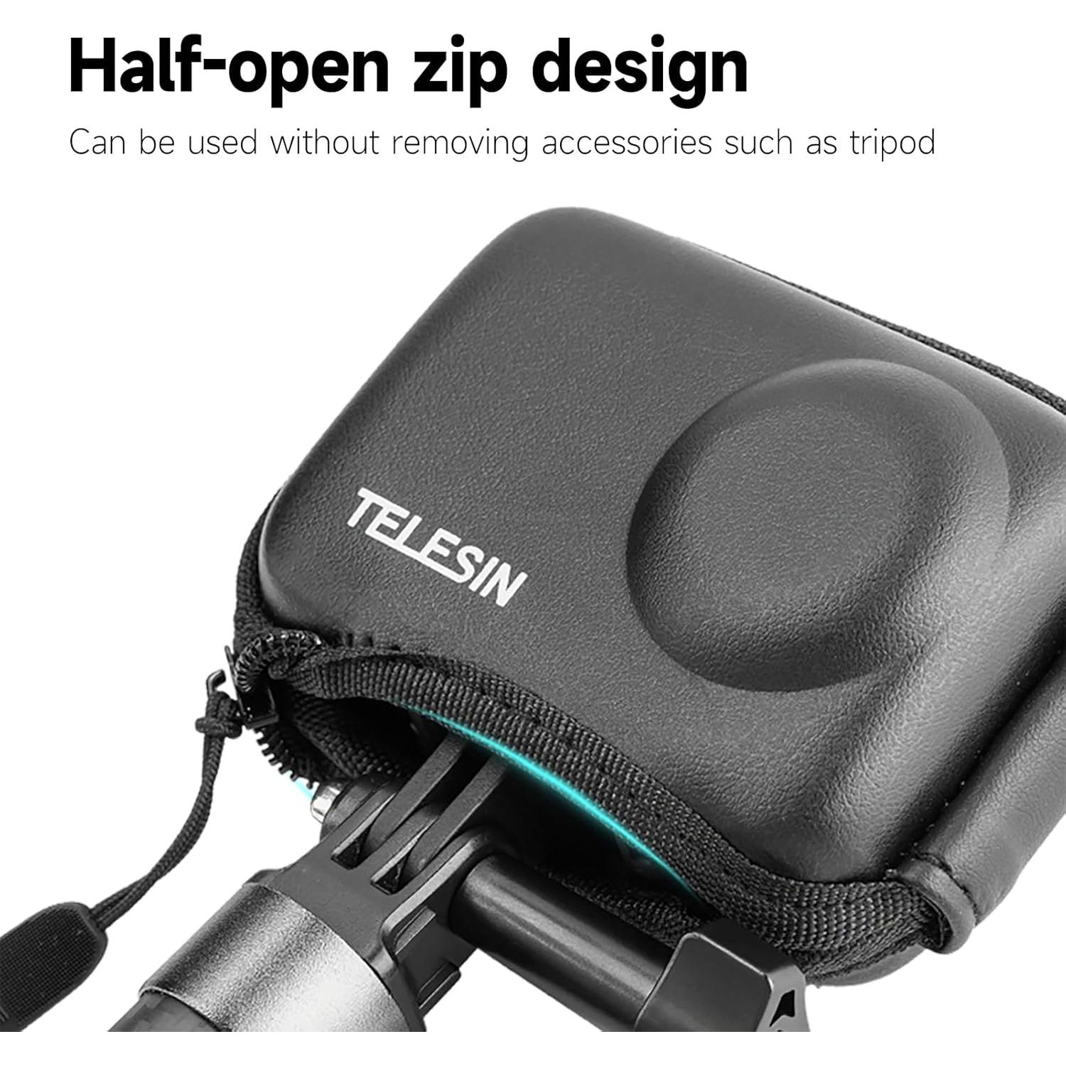 Funda de Transporte TELESIN para DJI Action 3/4/5 e Insta360