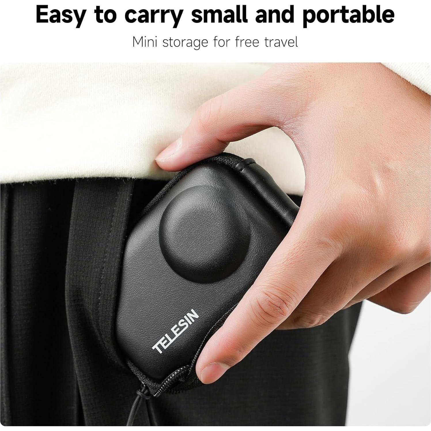 Funda de Transporte TELESIN para DJI Action 3/4/5 e Insta360