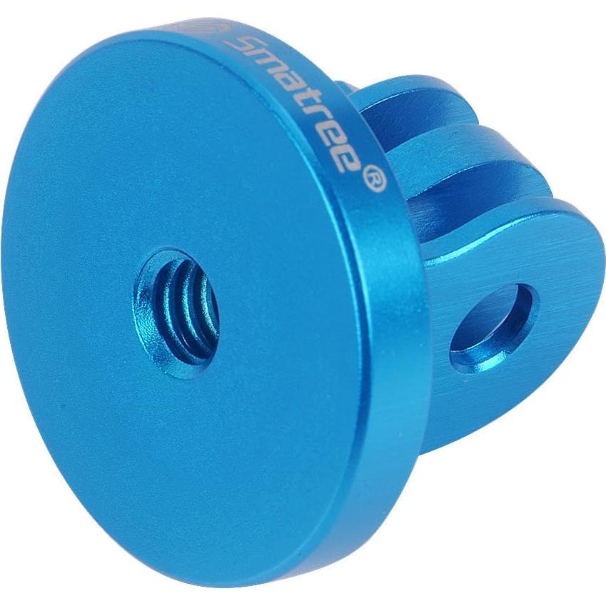 Adaptador de Montaje de Trípode Smatree Aluminio Azul Compatible Gopro