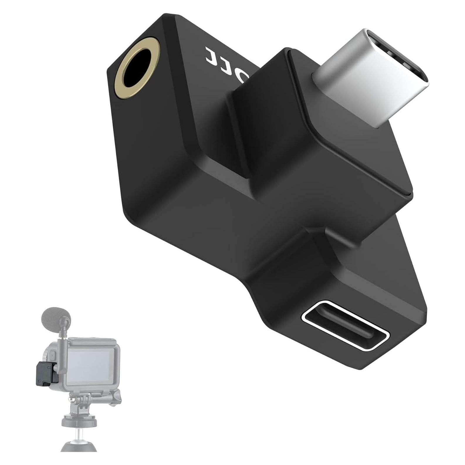Adaptador de Micrófono Dual USB-C 3.5mm para DJI Osmo Action 1