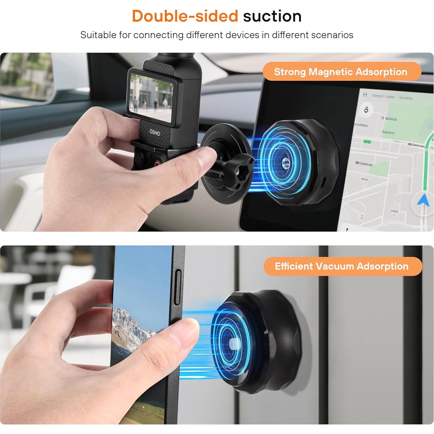 Soporte Ventosa Magnética Eléctrica STARTRC para DJI Pocket 3