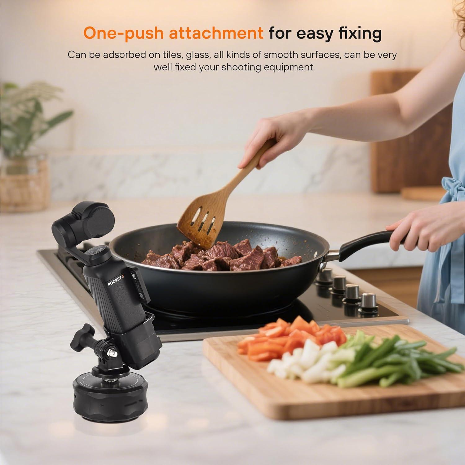 Soporte Ventosa Magnética Eléctrica STARTRC para DJI Pocket 3