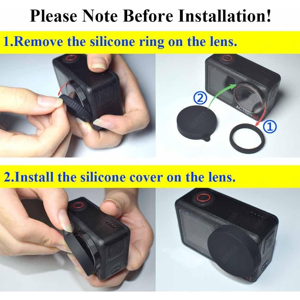 Protector de Pantalla y Lente para DJI OSMO Action 5 Pro - Vidrio Templado 9H