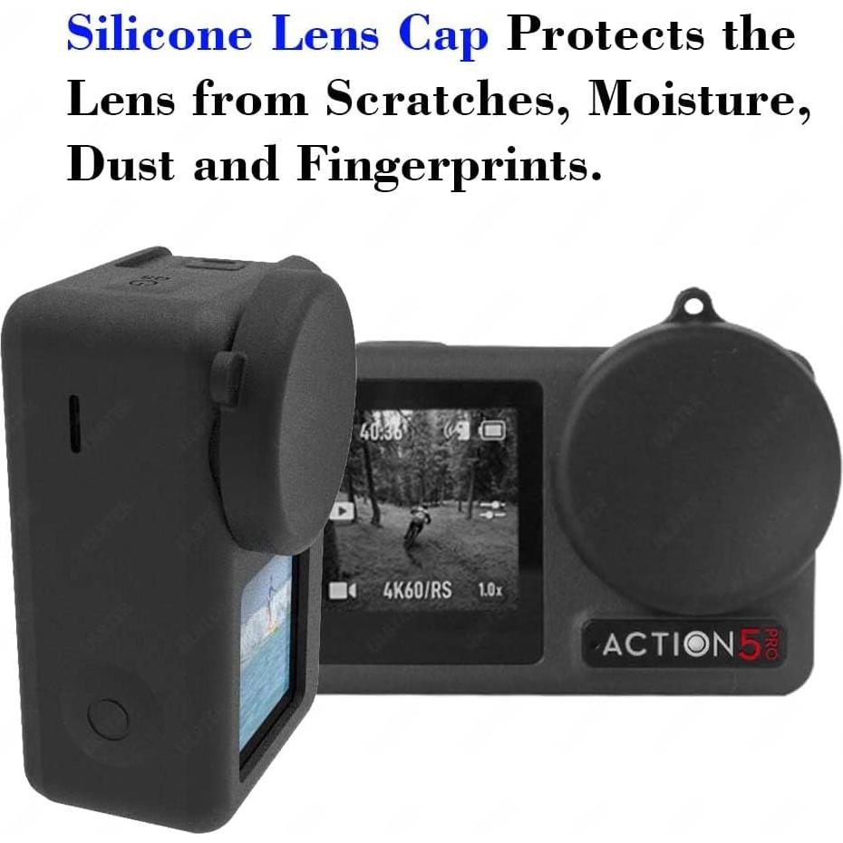 Protector de Pantalla y Lente para DJI OSMO Action 5 Pro - Vidrio Templado 9H