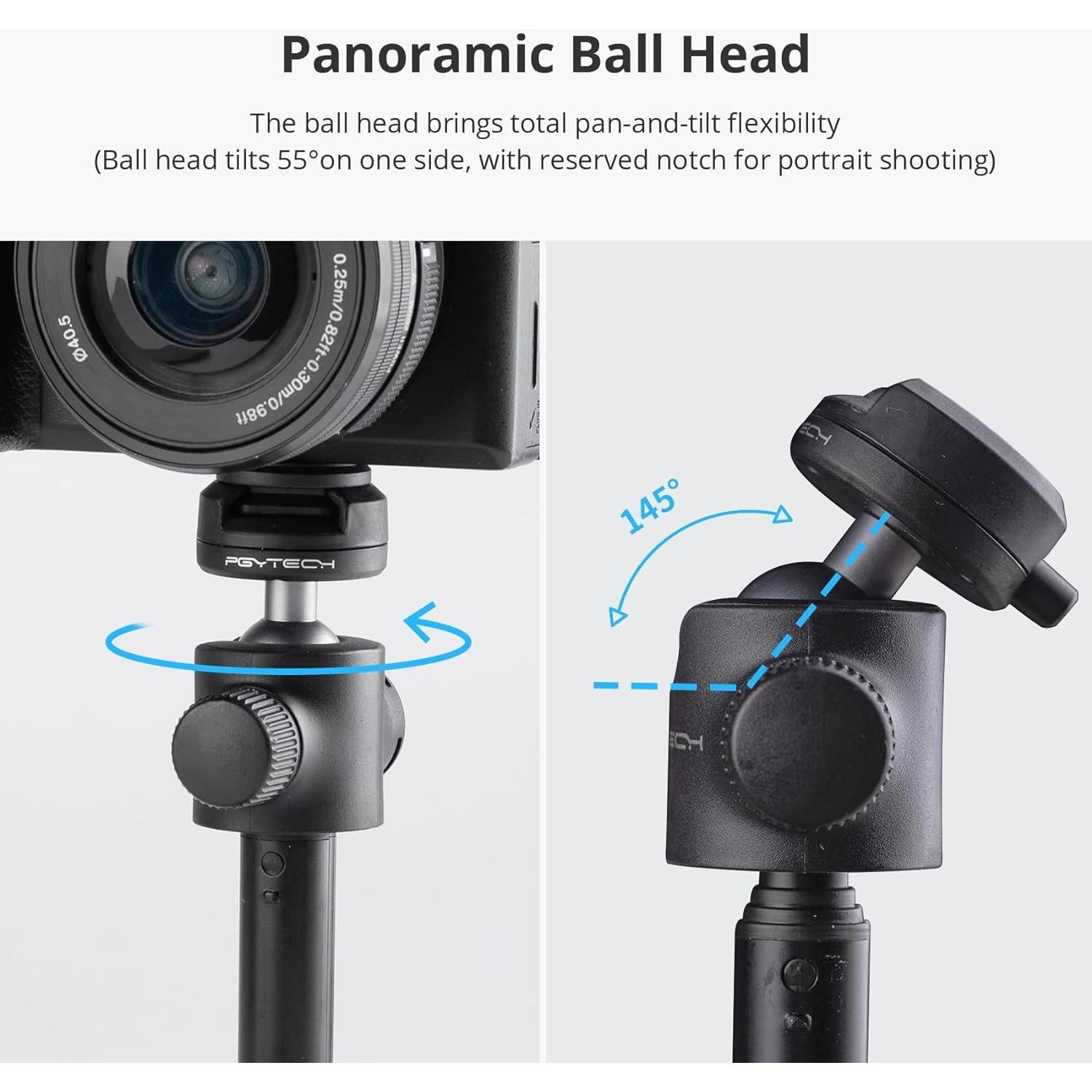 Trípode de Extensión CapLock PGYTECH con Clip para Teléfono