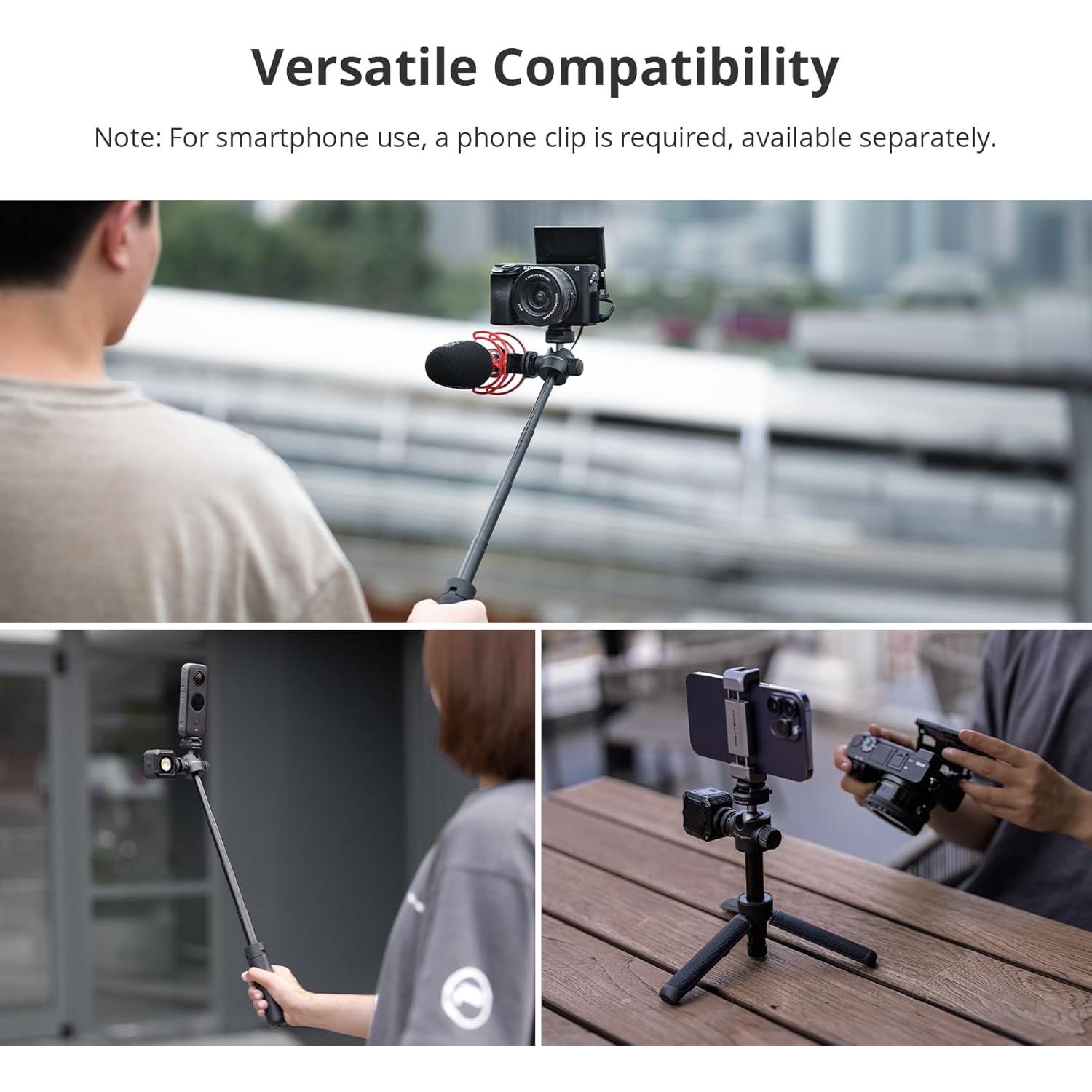 Trípode de Extensión CapLock PGYTECH con Clip para Teléfono