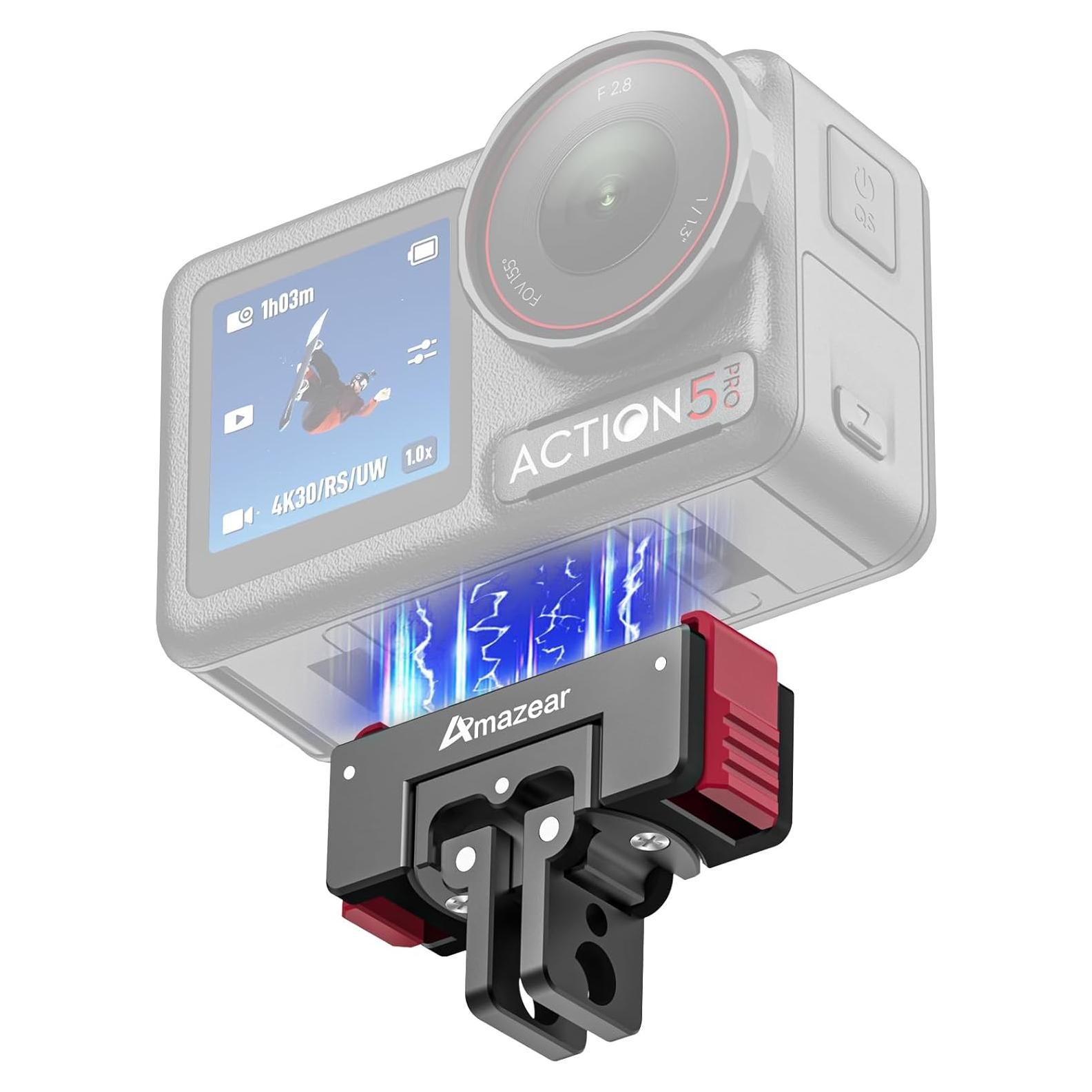 Montaje Magnético Rápido Amazear para DJI OSMO Action 5 Pro