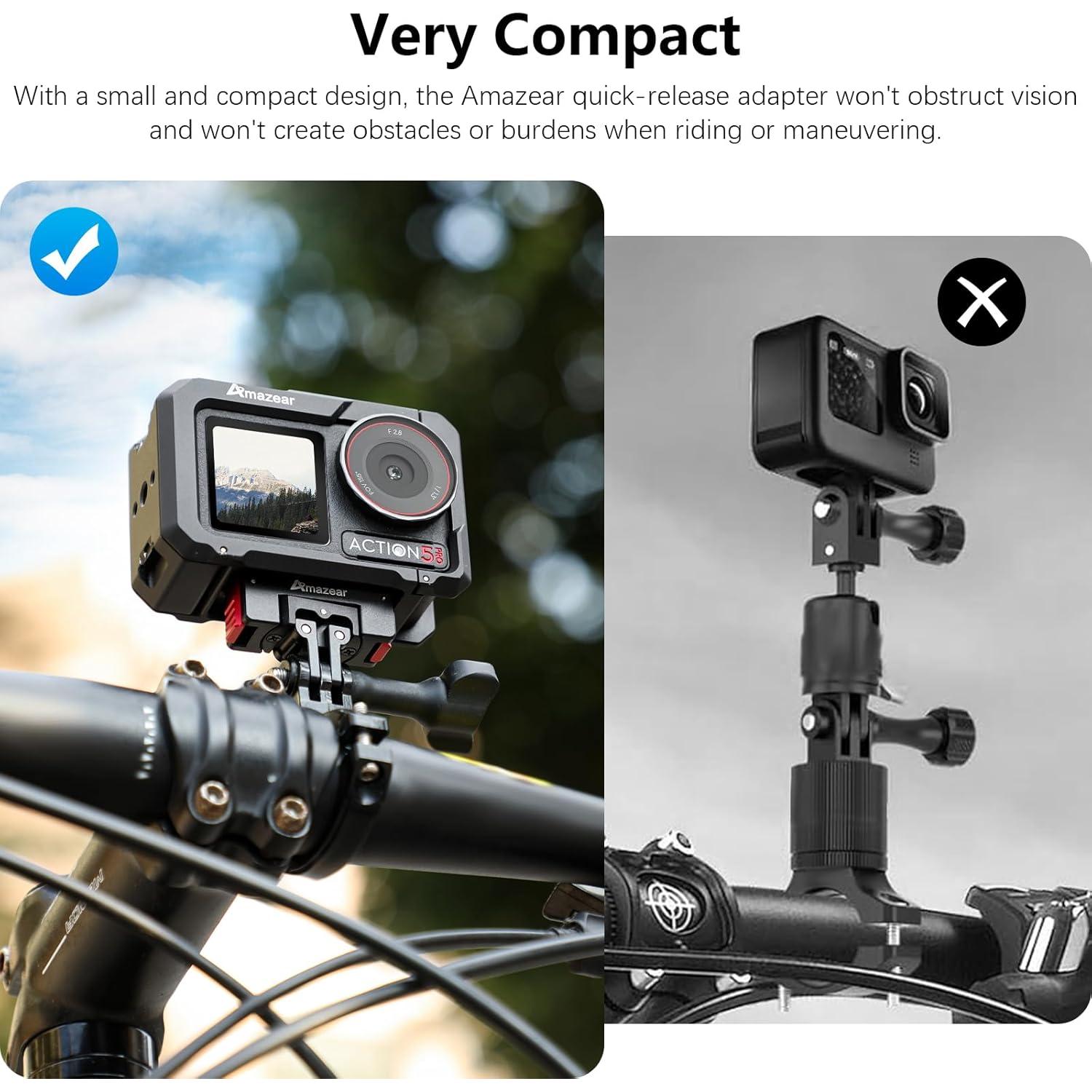 Montaje Magnético Rápido Amazear para DJI OSMO Action 5 Pro