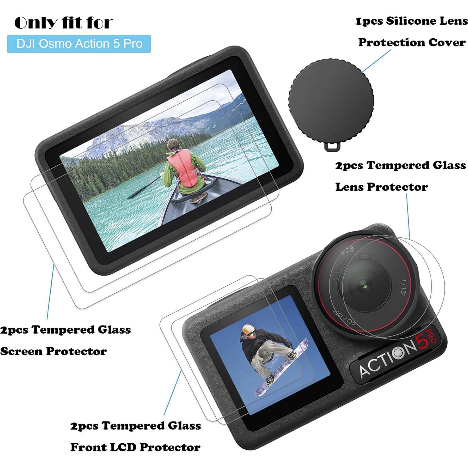 Protector de Pantalla PCTC para DJI Osmo Action 5 Pro 9H