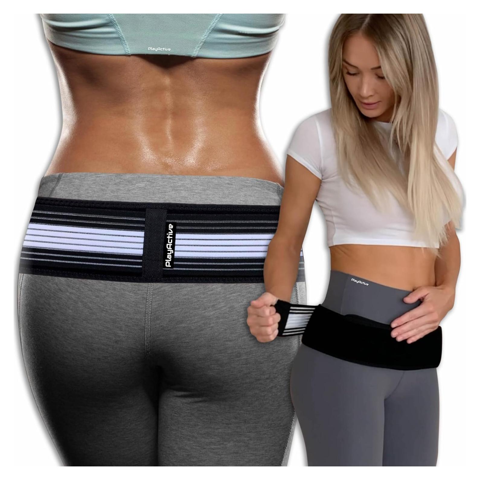 Cinturón Sacroilíaco PlayActive - Faja Soporte Cadera 81-119 cm