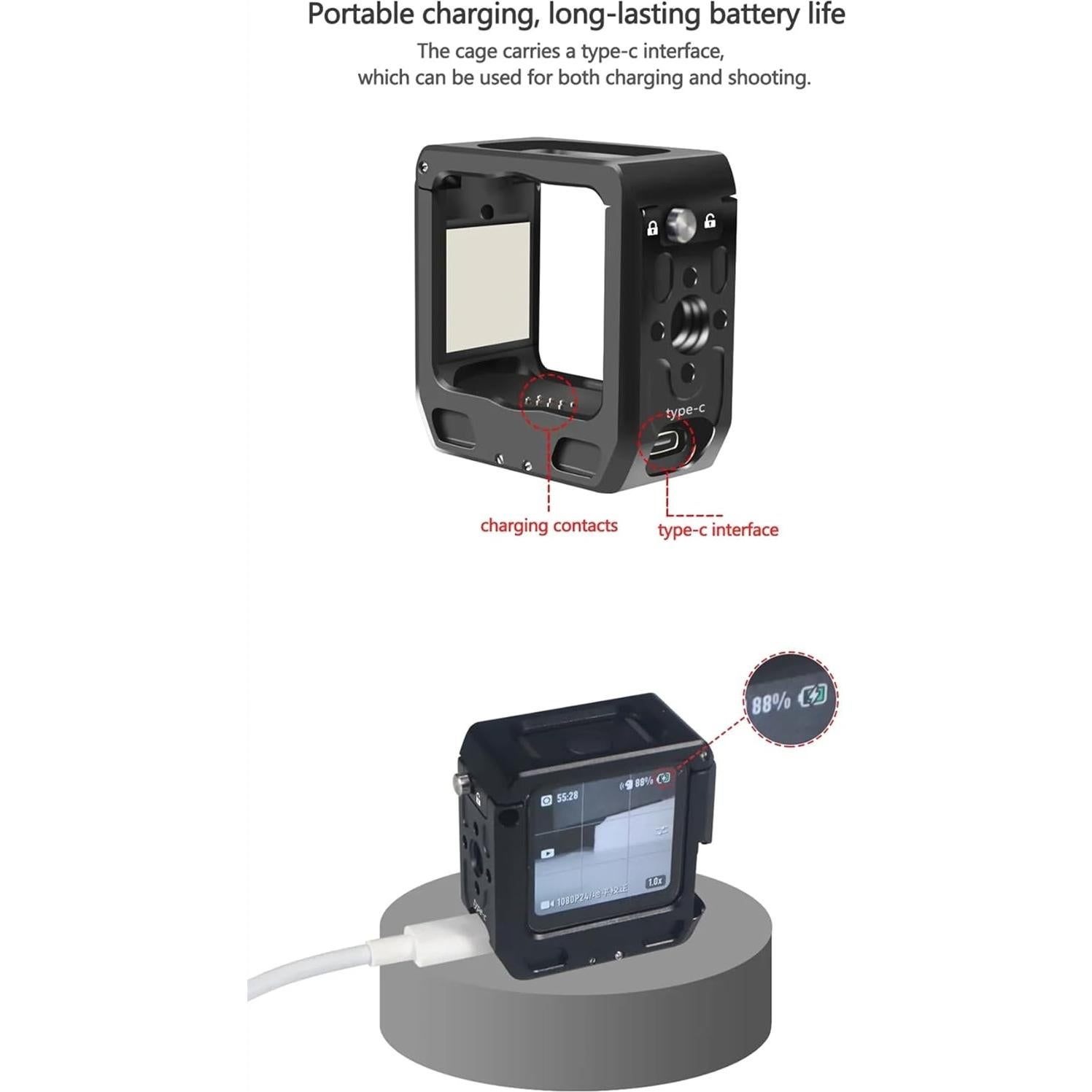 Jaula de Protección de Aluminio COOL RACING para DJI Action 2