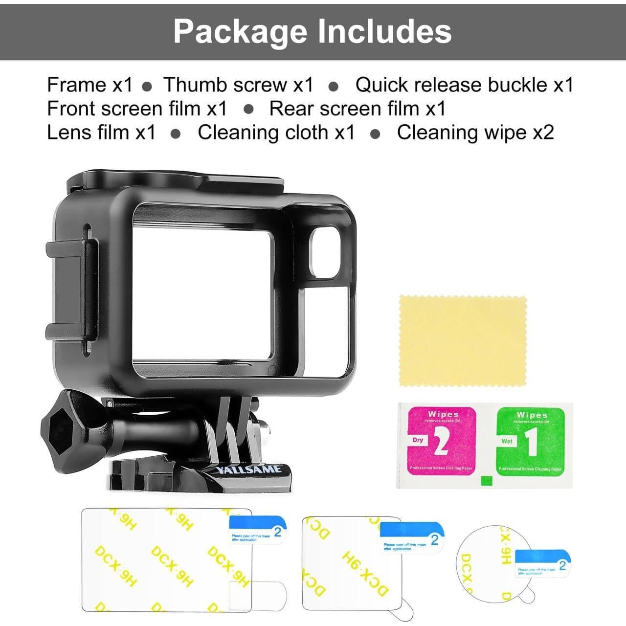 Funda de Marco YALLSAME para DJI OSMO Action 1 - Carcasa Protectora
