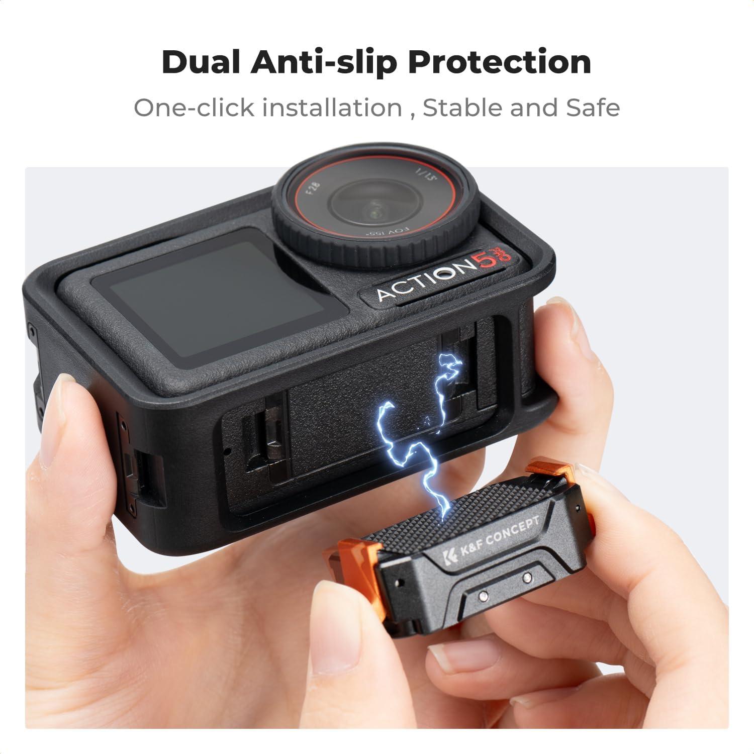 Adaptador Magnético K&F Concept para DJI Osmo Action 5 Pro