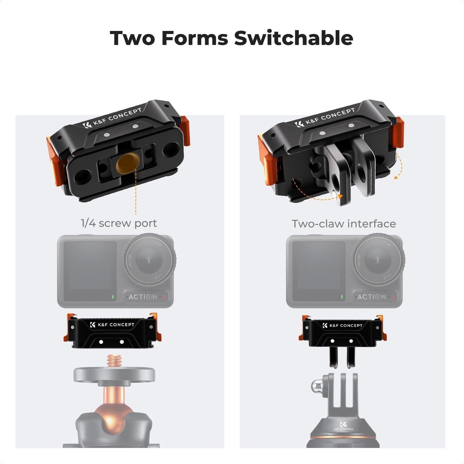 Adaptador Magnético K&F Concept para DJI Osmo Action 5 Pro