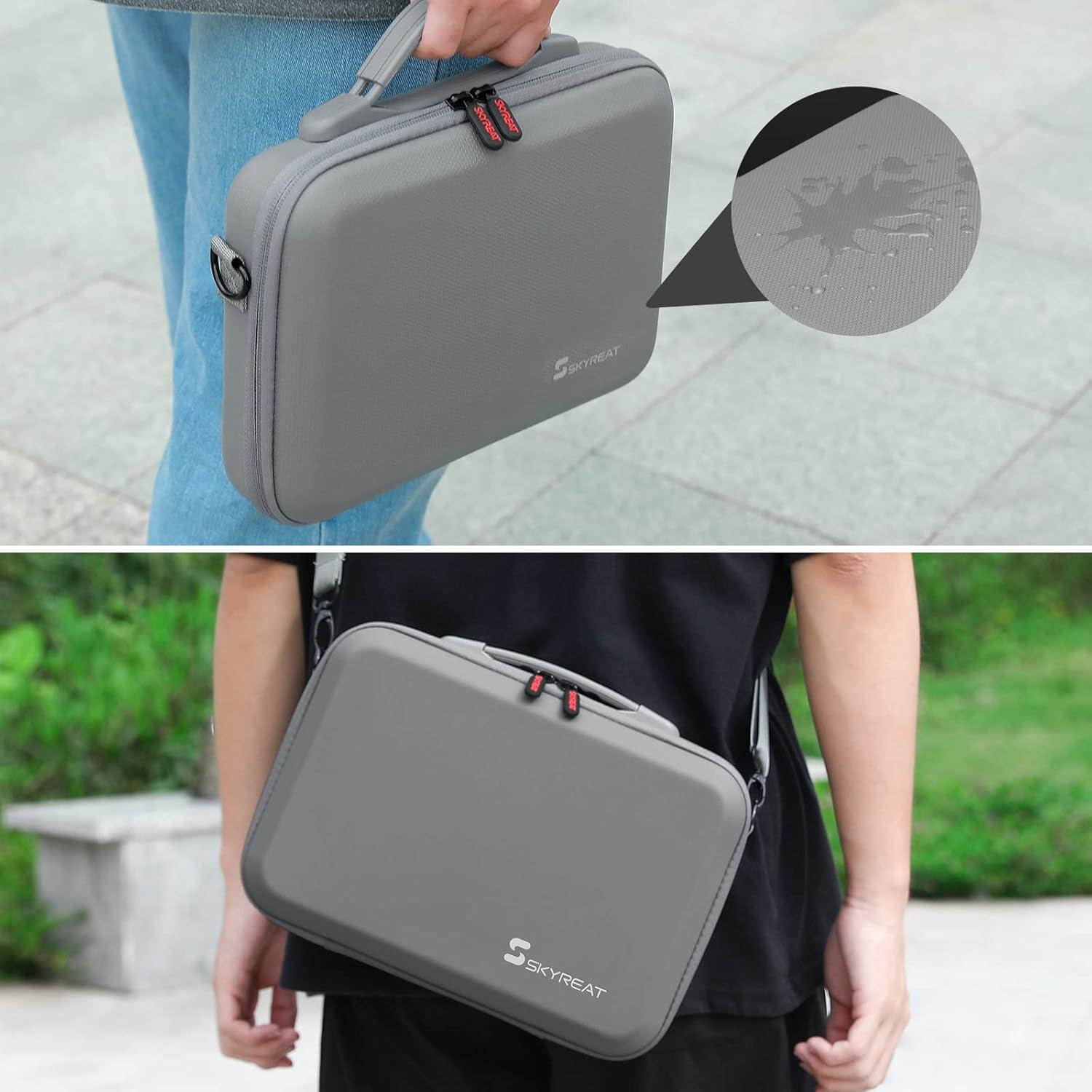 Funda de Cuero PU Skyreat para DJI Osmo Action 3/4/5 - Bolsa de Hombro