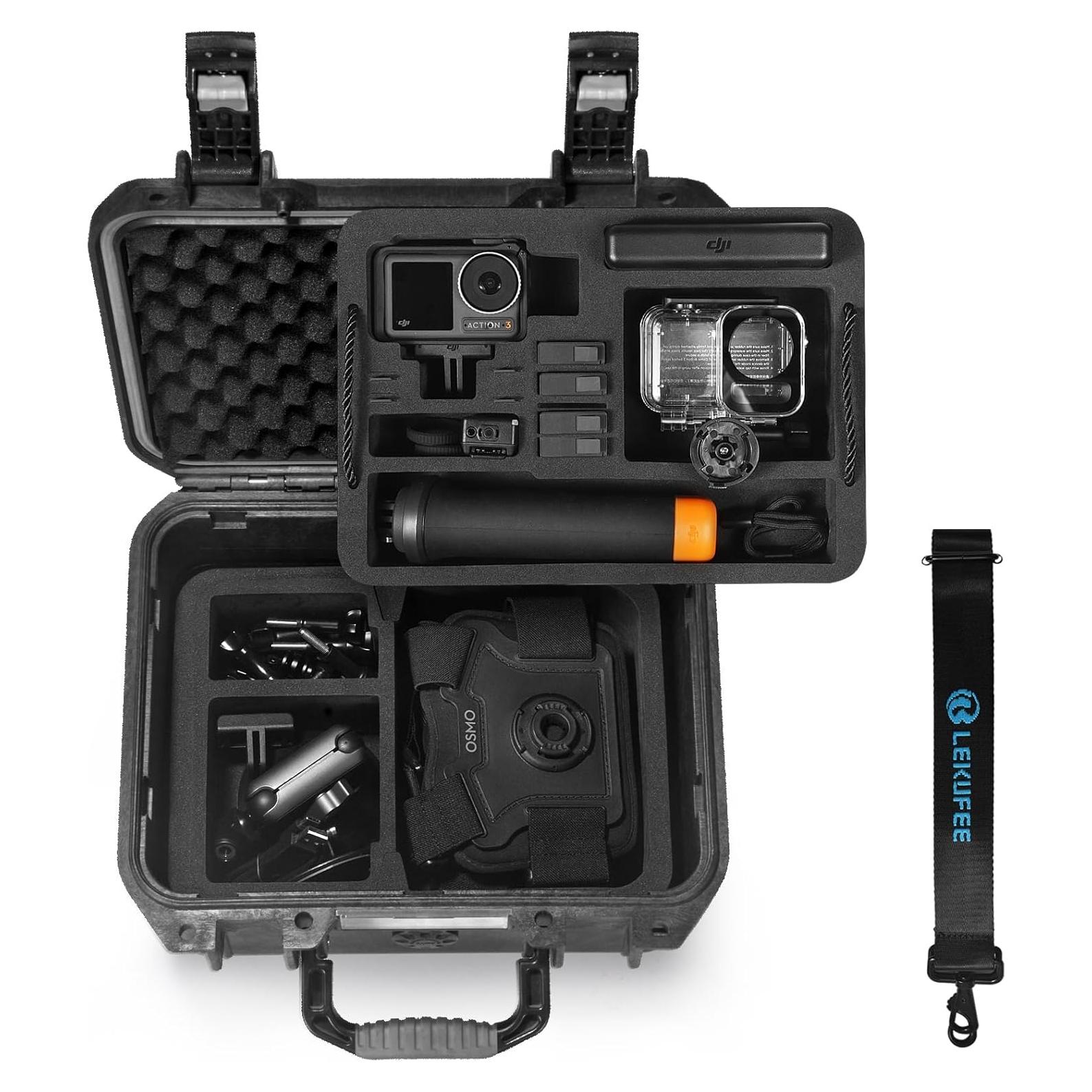 Estuche Duro Impermeable Lekufee para DJI Osmo Action 6/5/4/3